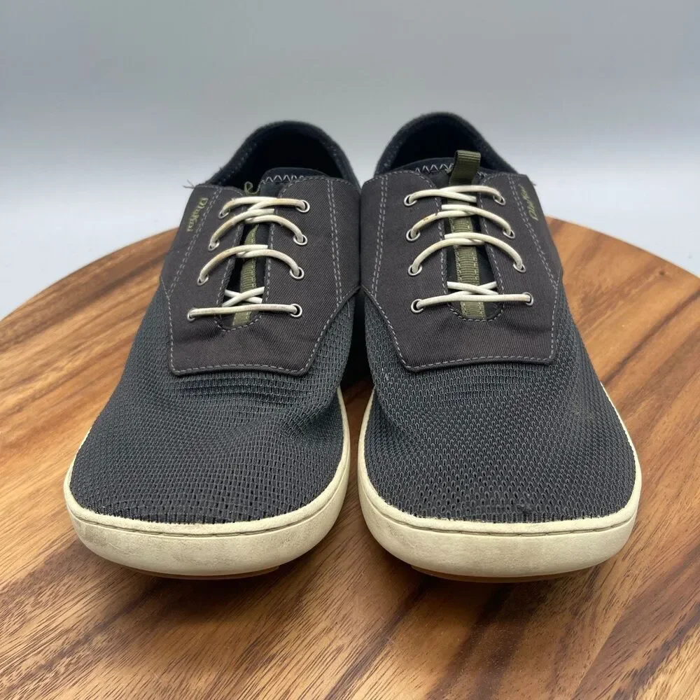 Olukai Nohea Moku Shoes Mens Size 11 Black Comfort Casual Walking Sneakers